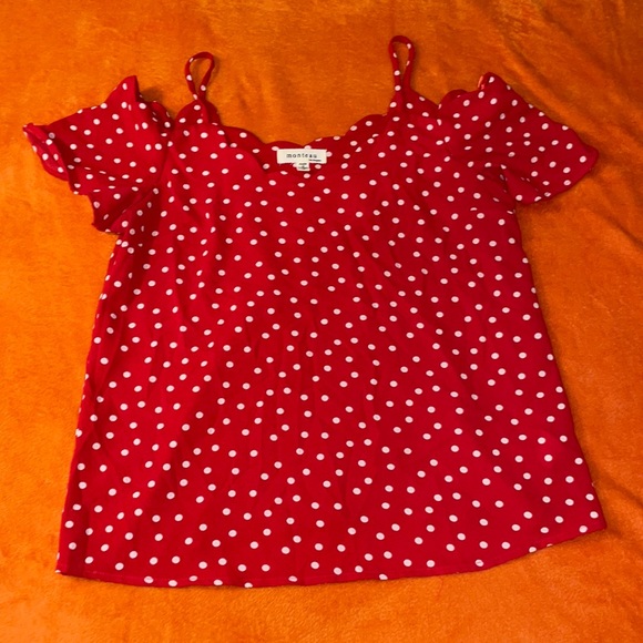 Monteau Tops - Polka dot